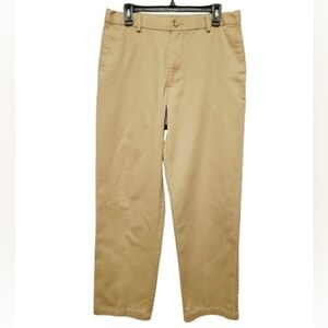 Dockers D4 Men's Tan Khaki Pants says Size 32 x 34 but length is more like 32